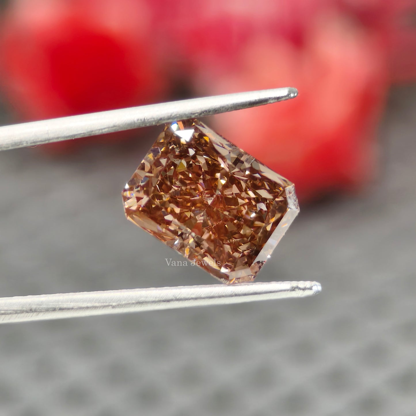 handmade jewelry radiant cut lab diamond