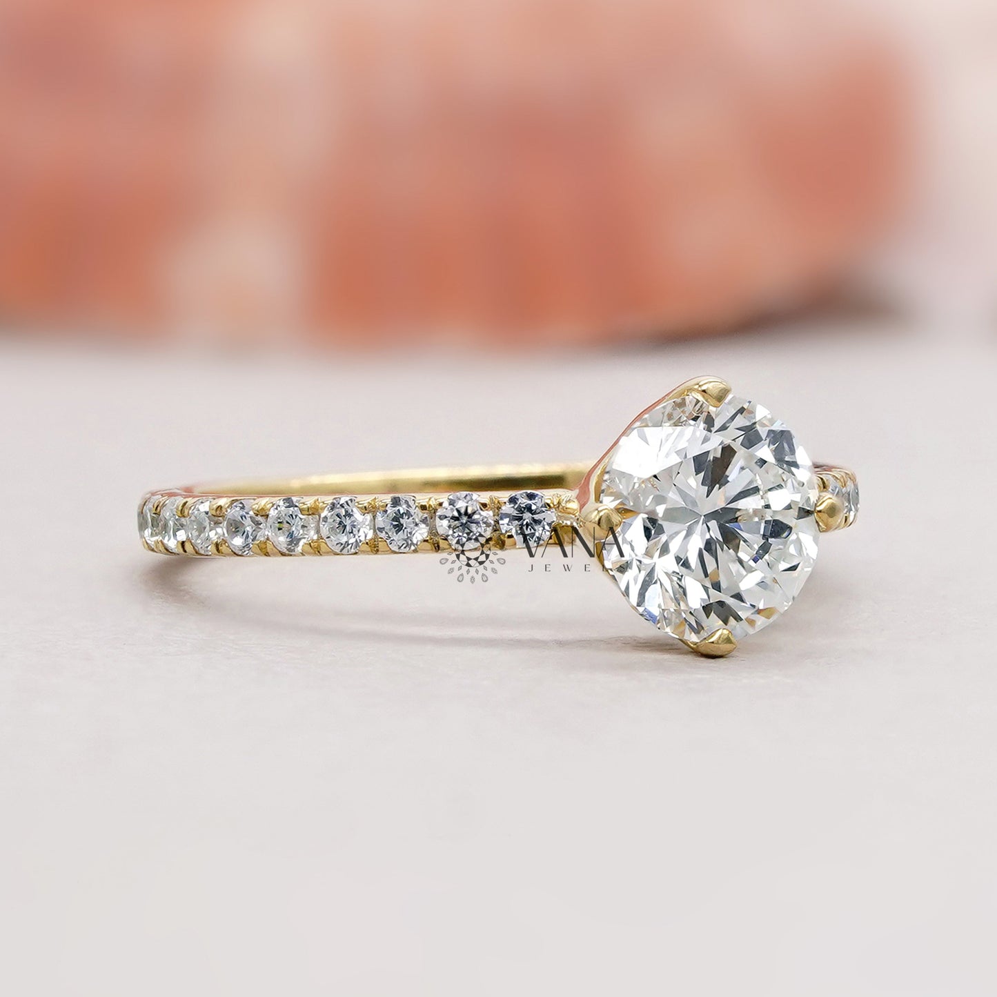 customizable lab grown diamond wedding ring