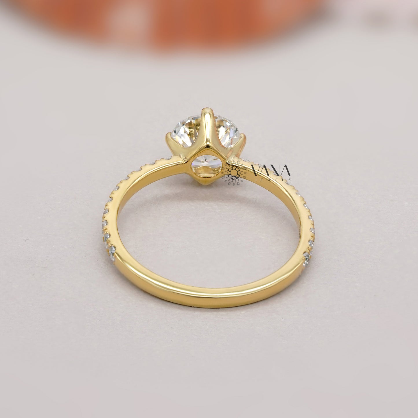 simple diamond promise ring for her