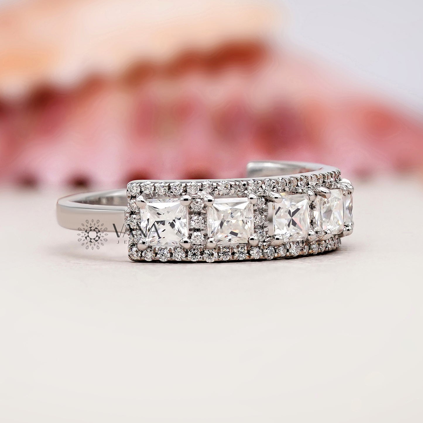 Wide Eternity Lab Grown Diamond Band