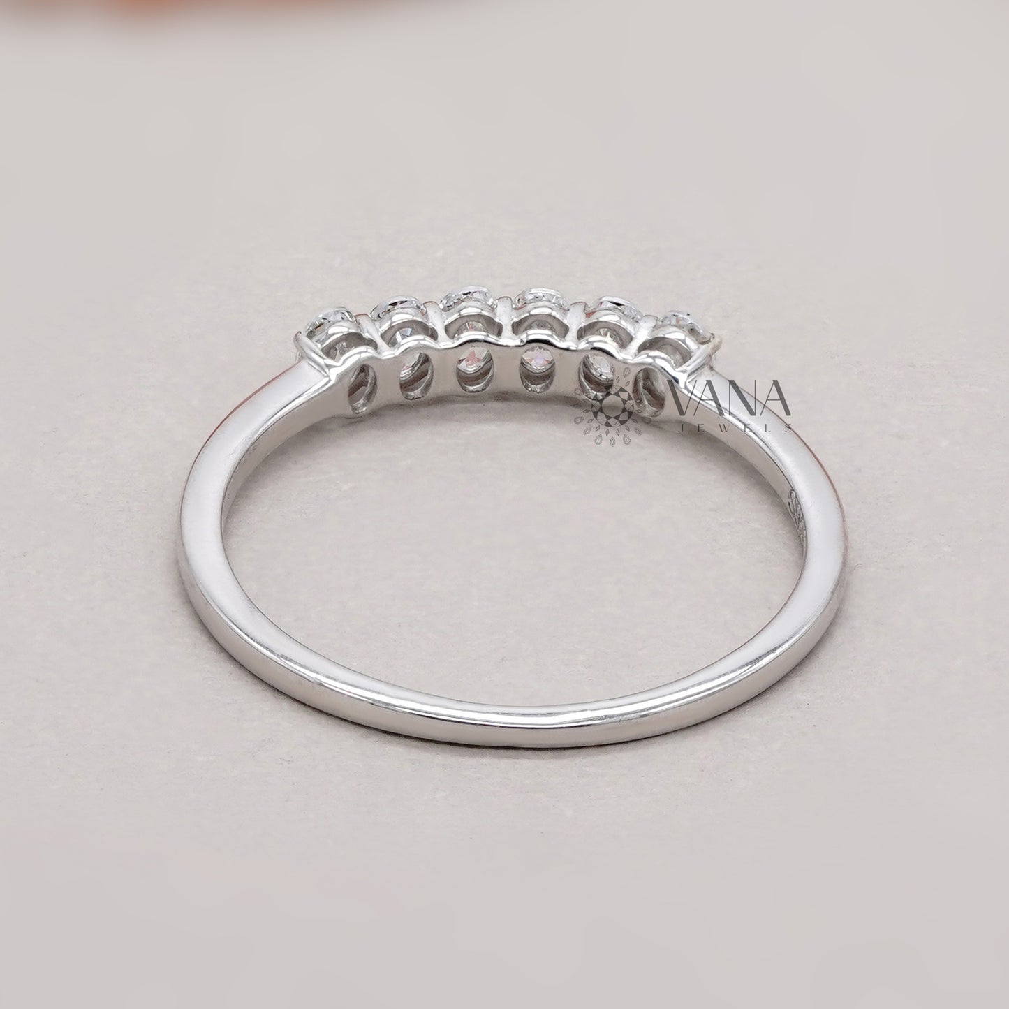 Lab diamond wedding ring for women