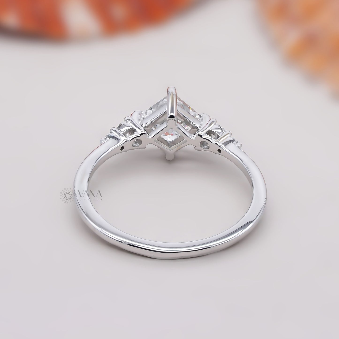 Princess Diamond Five Stone Ring