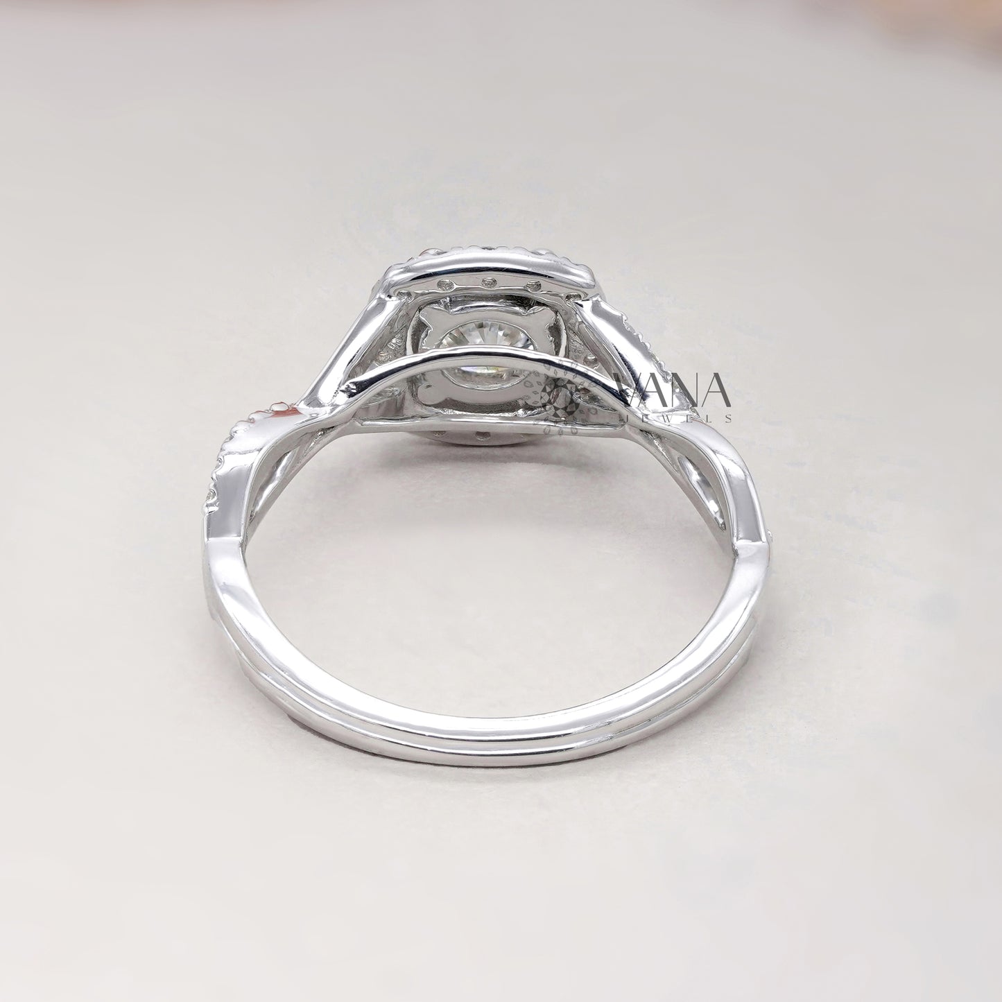 Romantic Diamond Proposal Ring