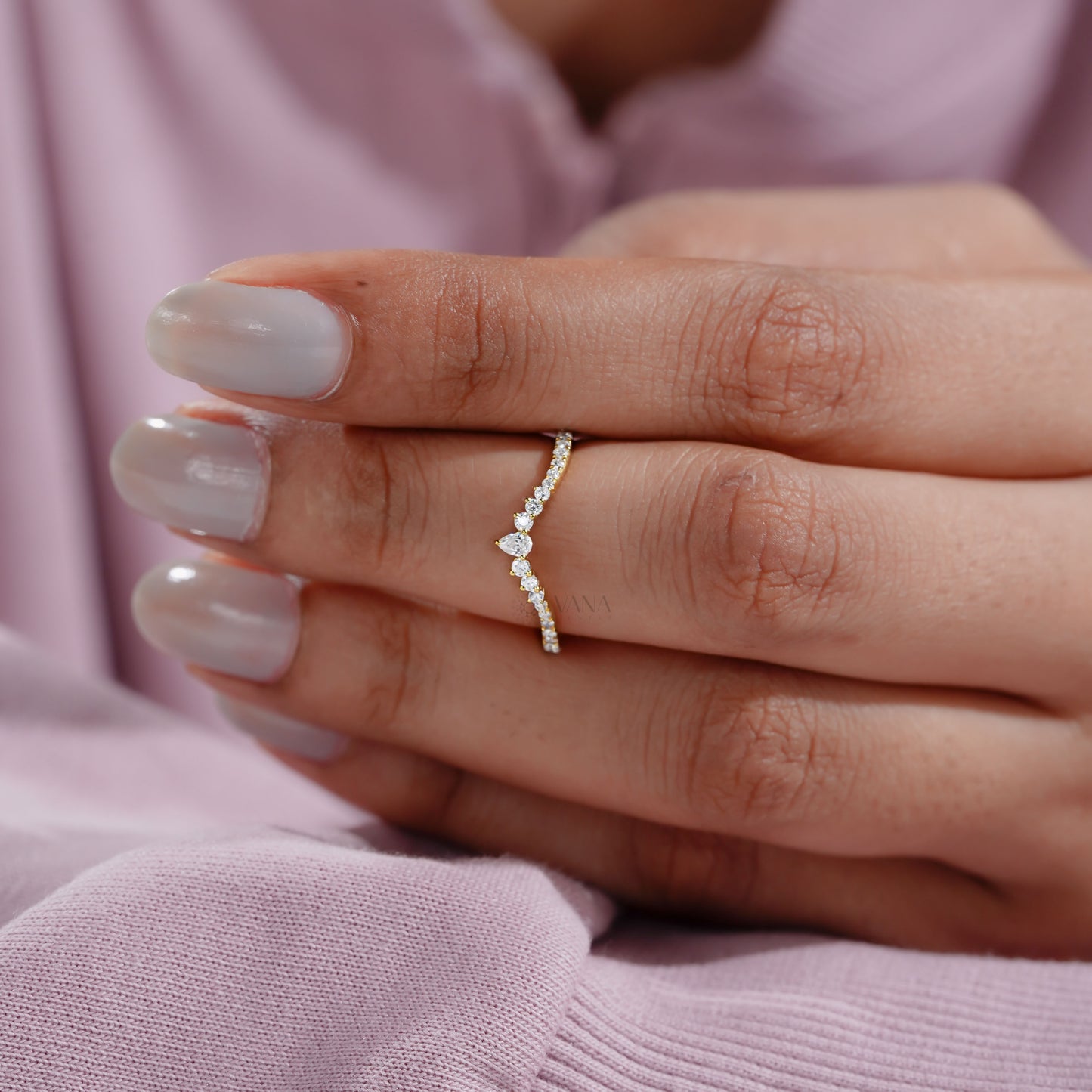 lab diamond matching band