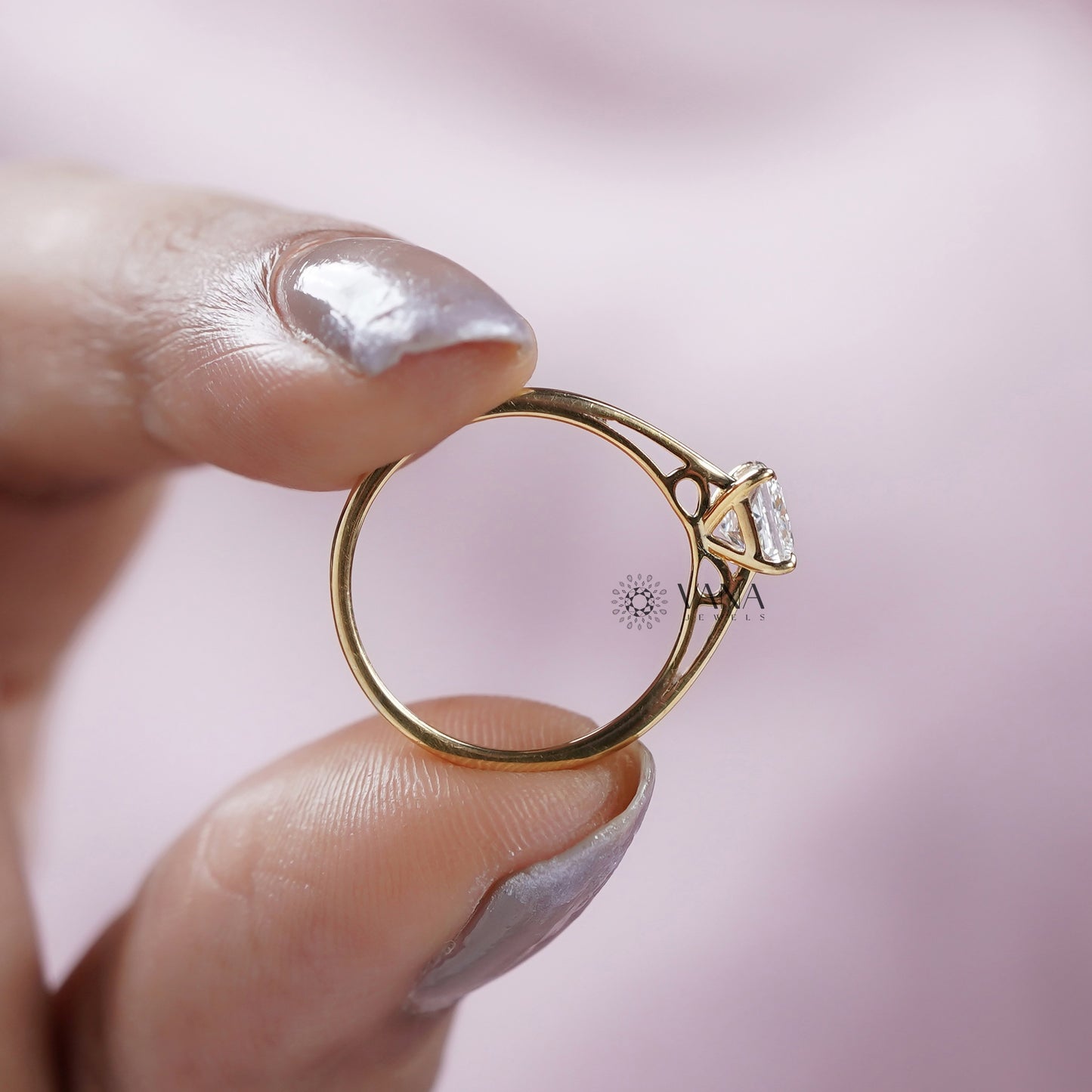 sustainable gold anniversary ring
