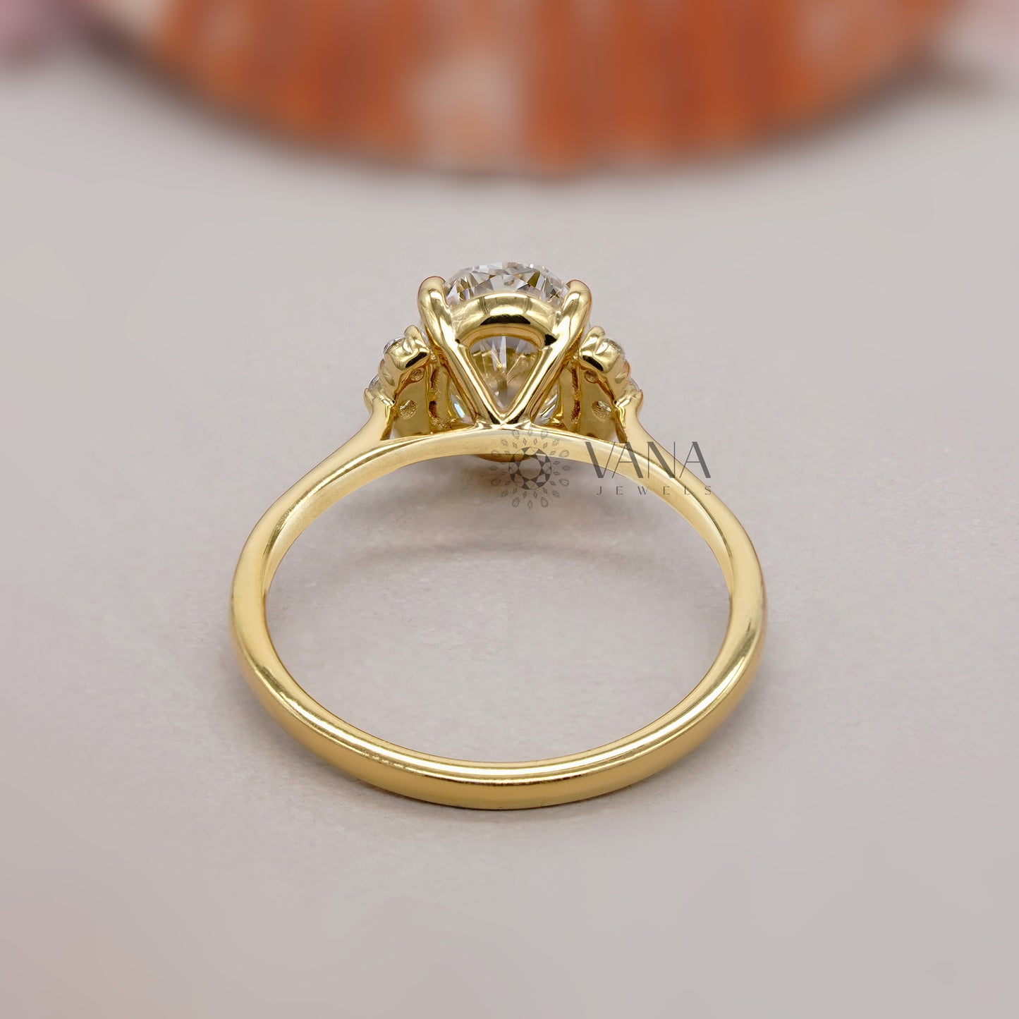 Classic oval cut diamond ring