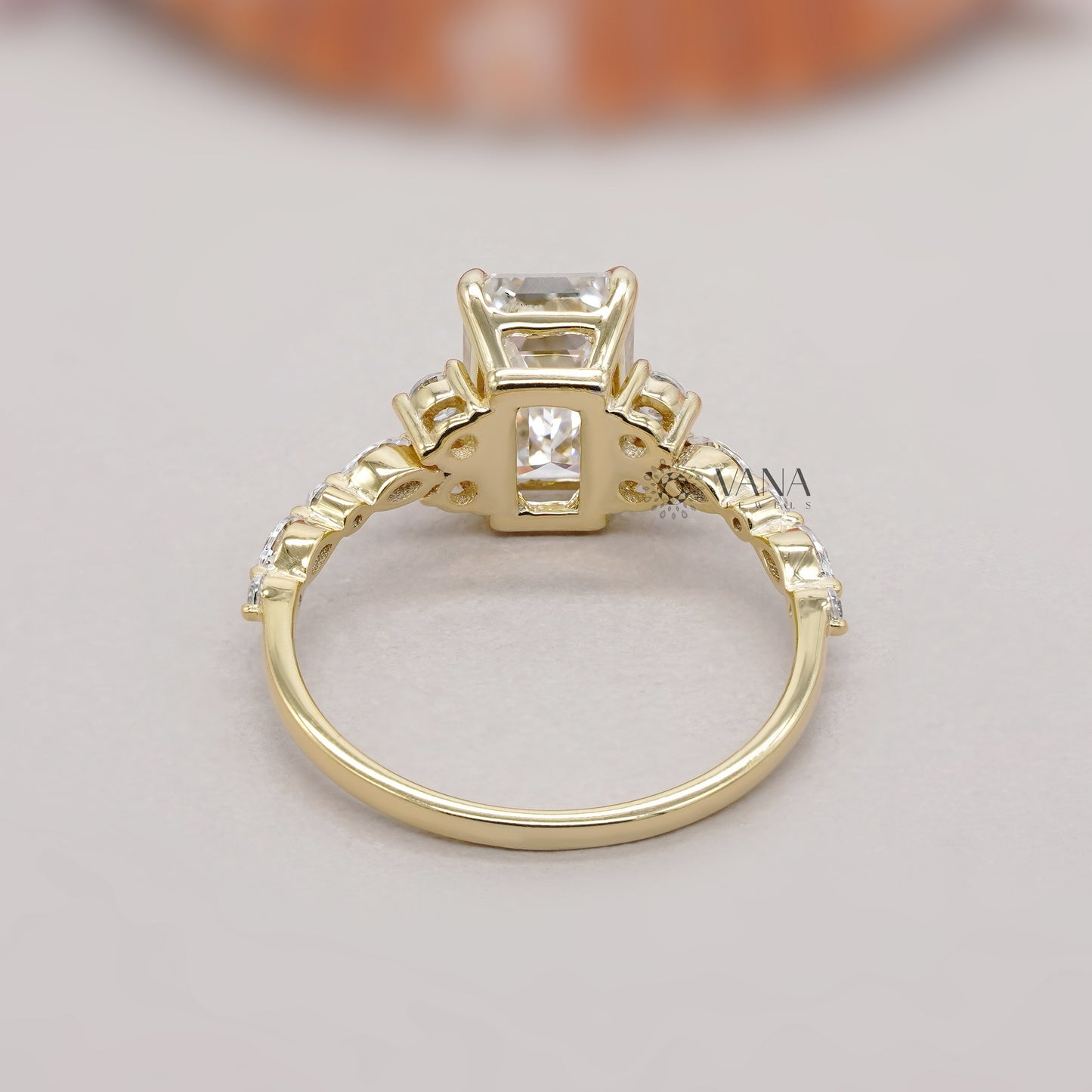 Modern Lab Diamond Wedding Ring