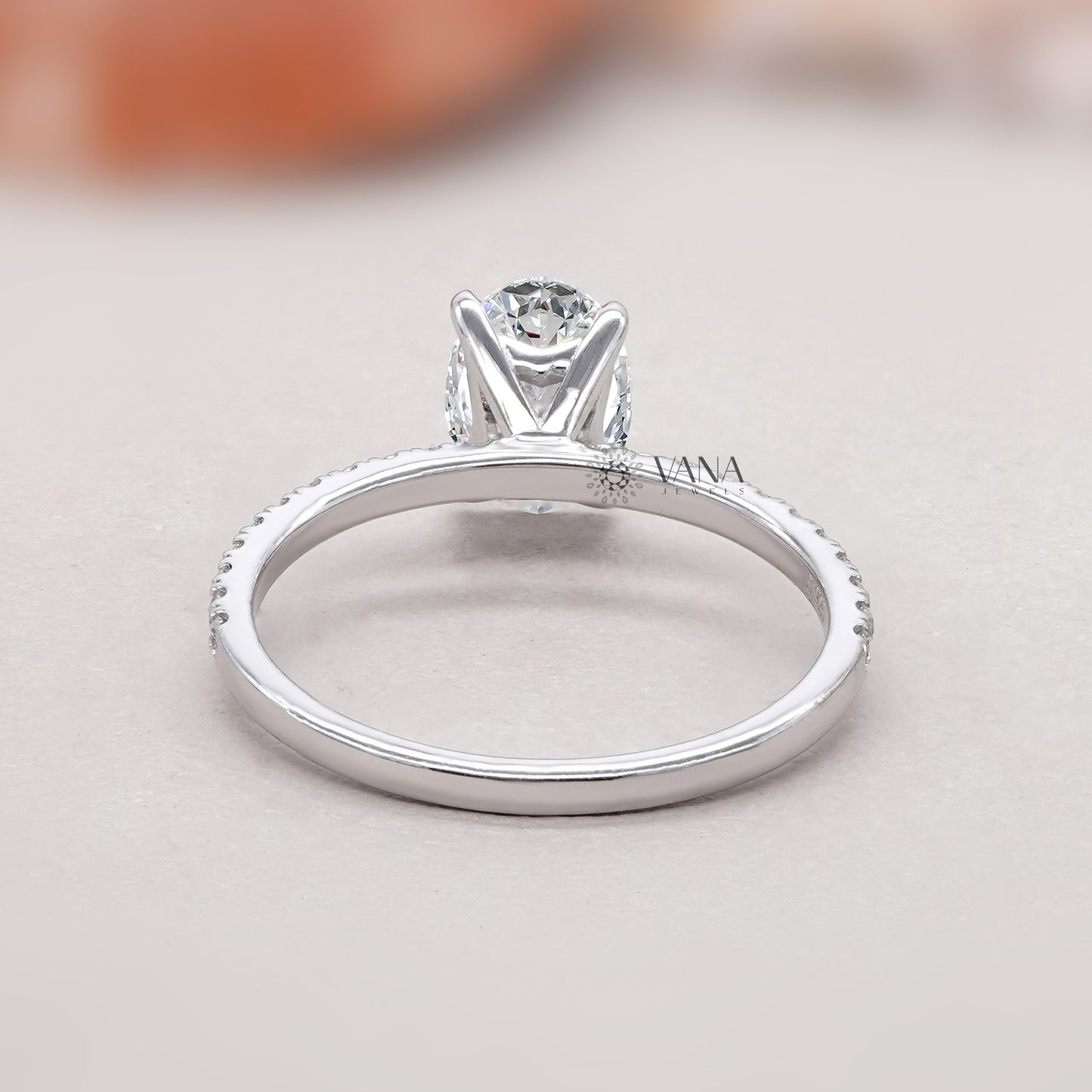 Handmade Lab Grown Diamond Ring