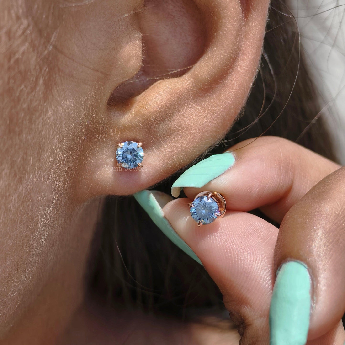 Everyday studs wedding earrings