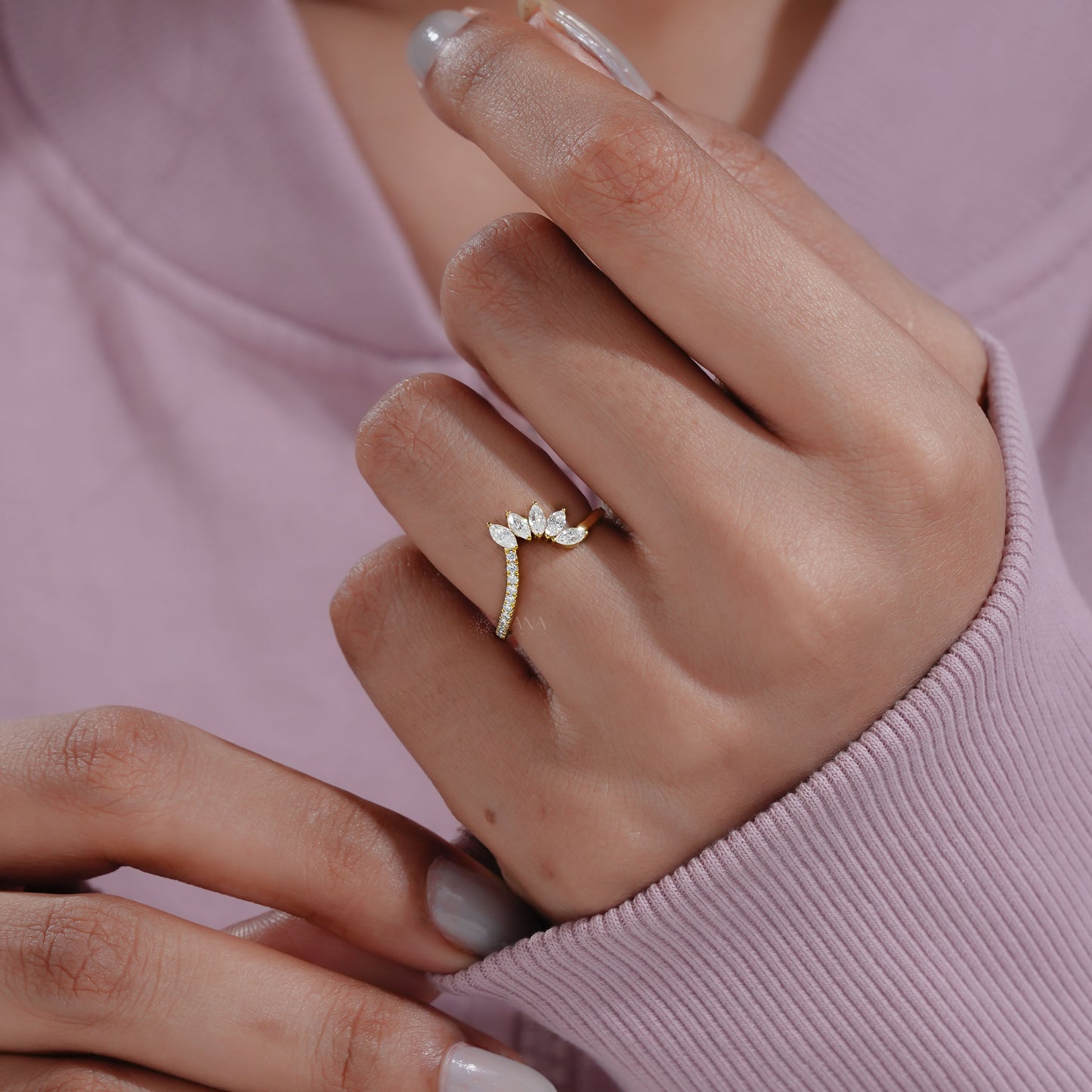 lab diamond matching ring