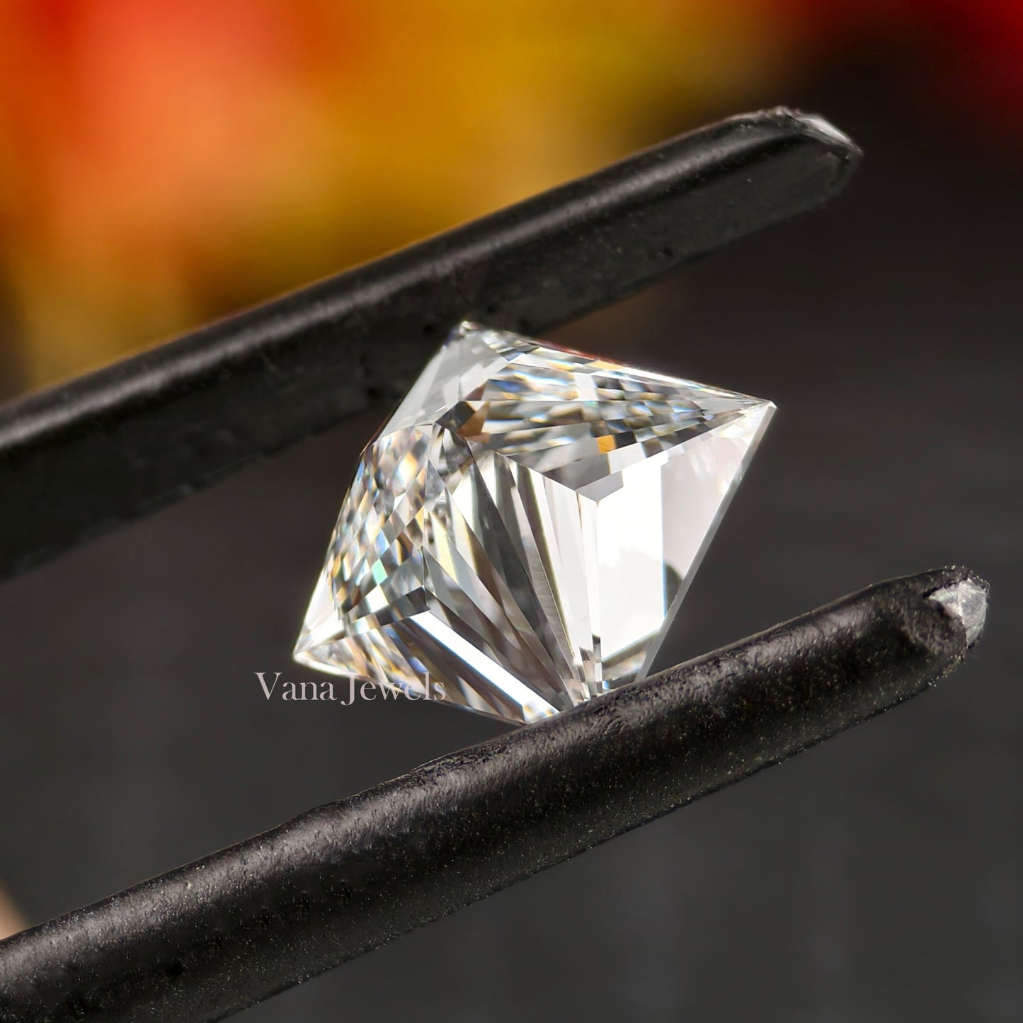 IGI certified princess cut lab diamond