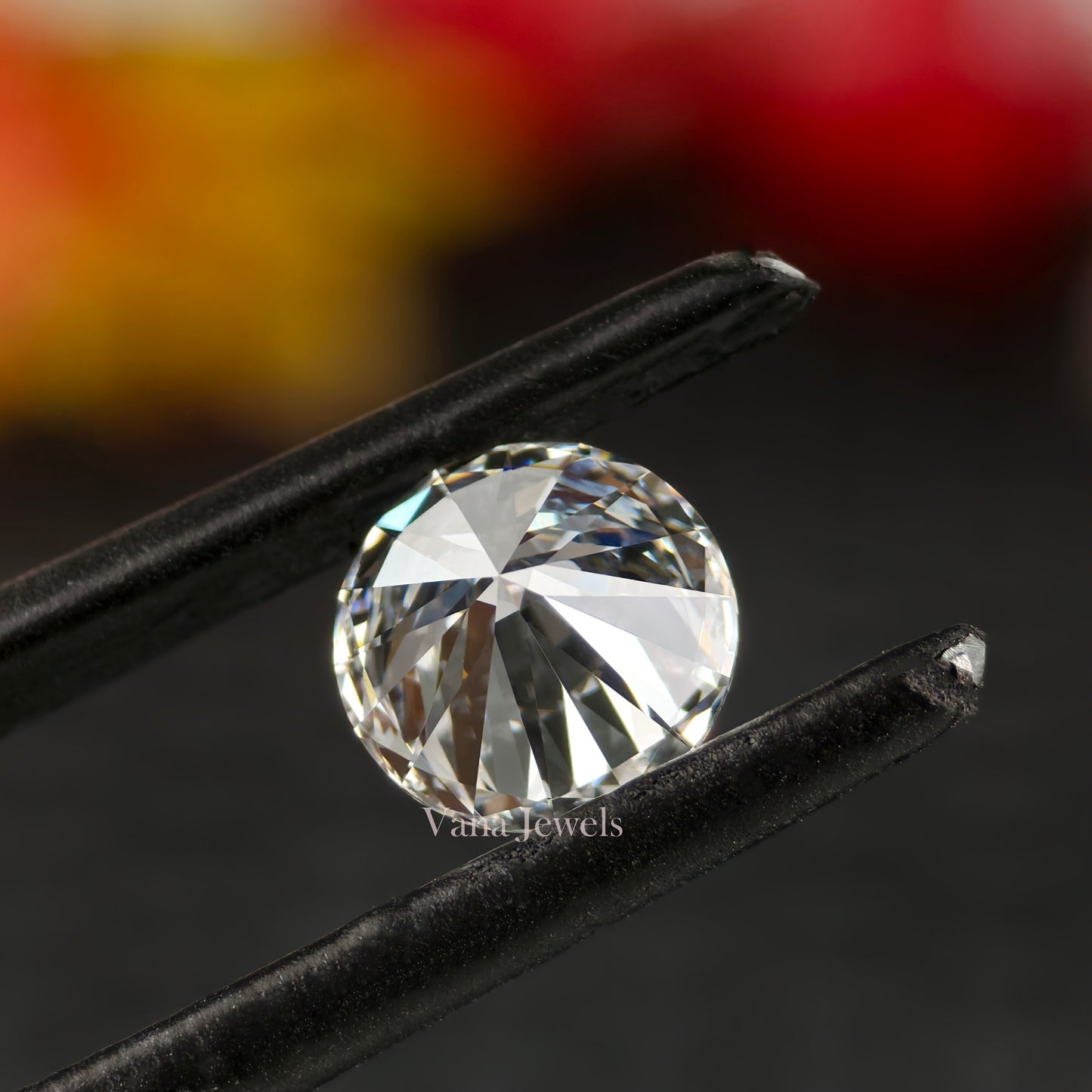 Eco friendly lab created round brilliant diamond loose gemstone