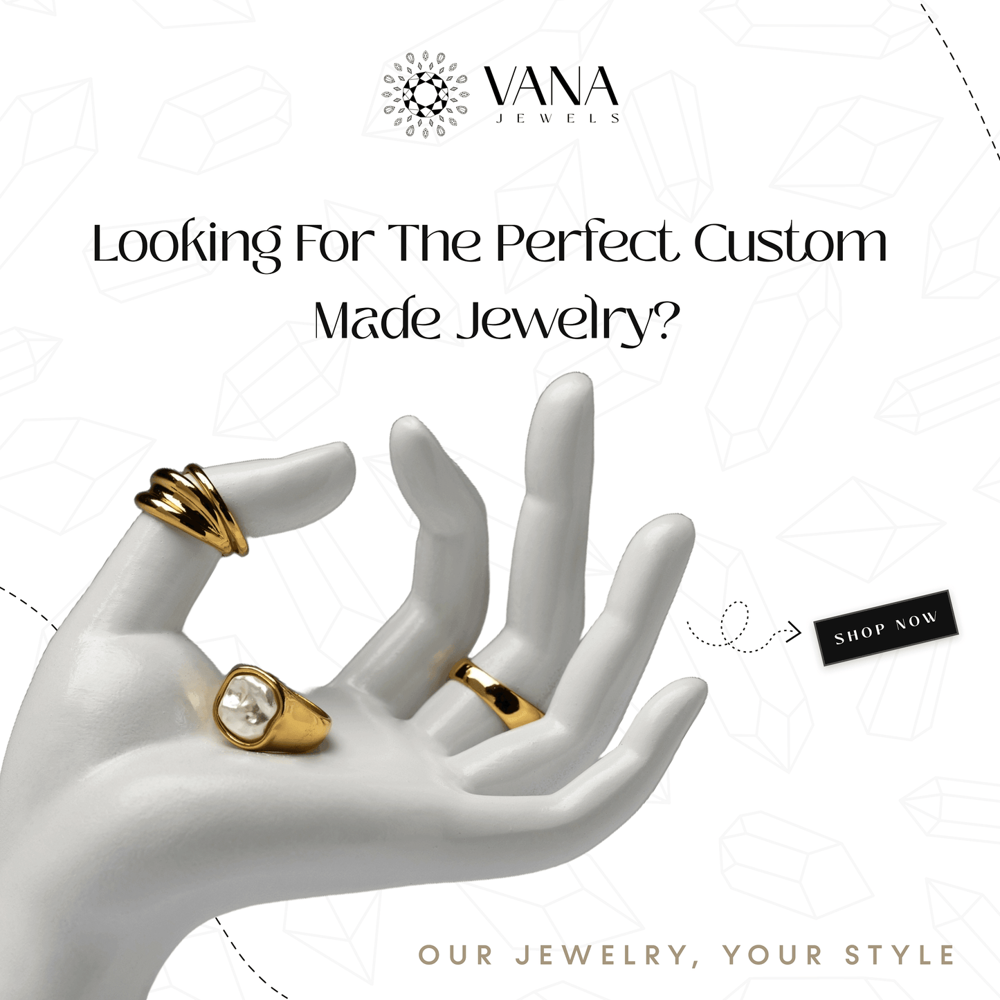 0.27 CT Round Cut Black Moissanite Curved Eternity Wedding Band