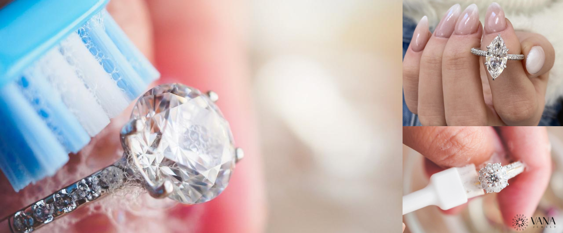 Clean a Diamond Engagement Ring at Home