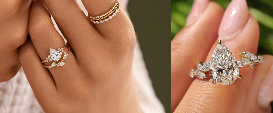 Why Pear Cut Diamond Rings Are The Ultimate Choice