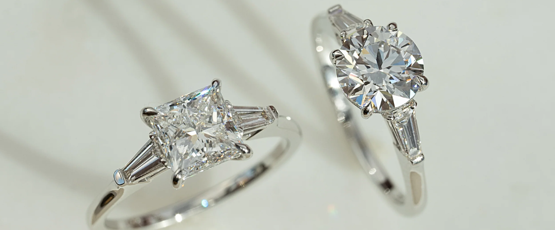 Three-Stone Engagement Rings