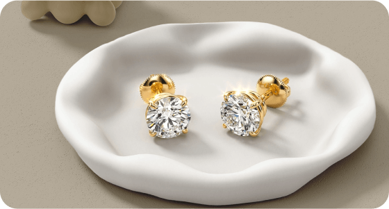 Lab Grown Diamond Earrings - Vana Jewels