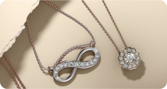 Lab Grown Diamond Pendants - Vana Jewels