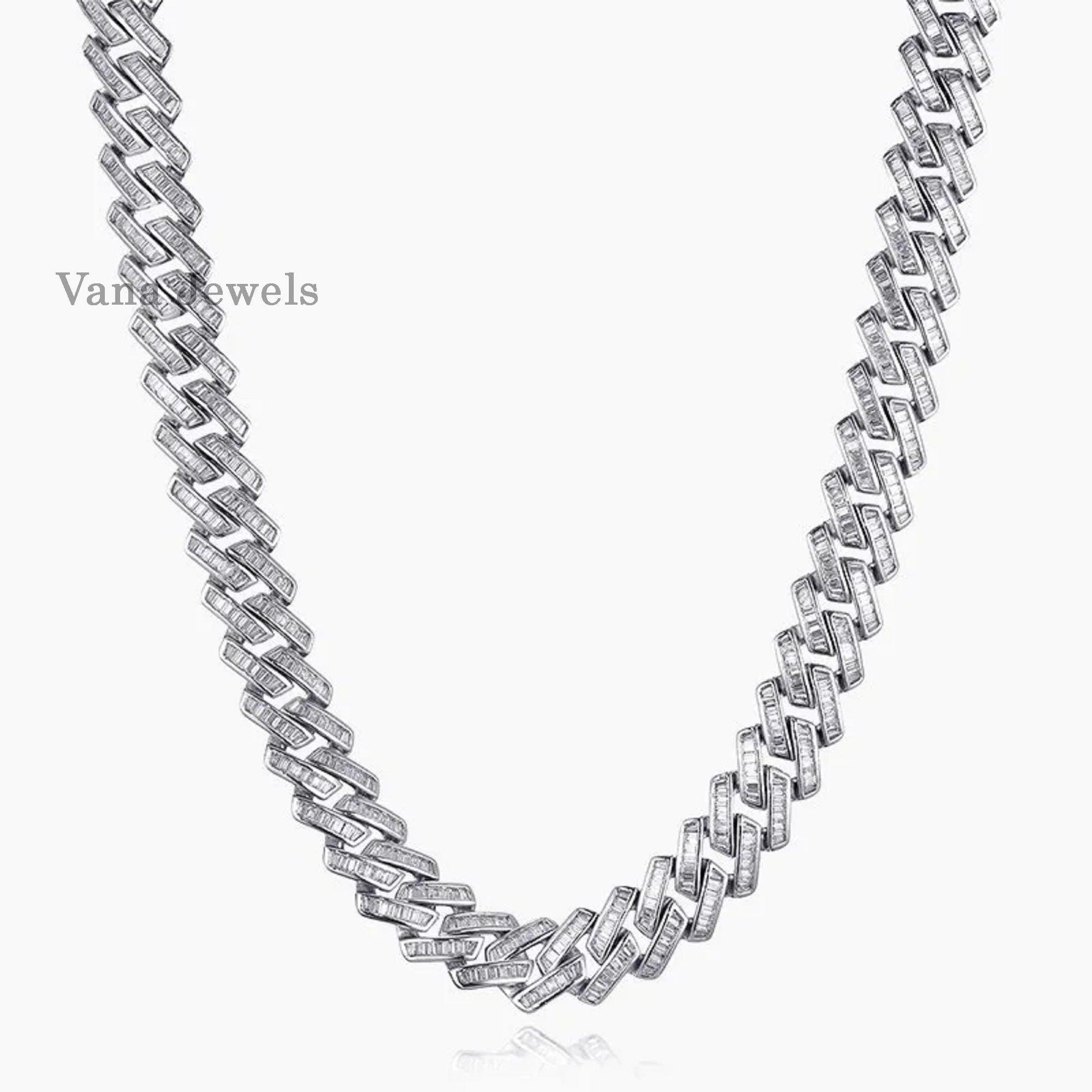 15mm Custom Hip Hop Iced Out Cuban Link Chain - Vana Jewels