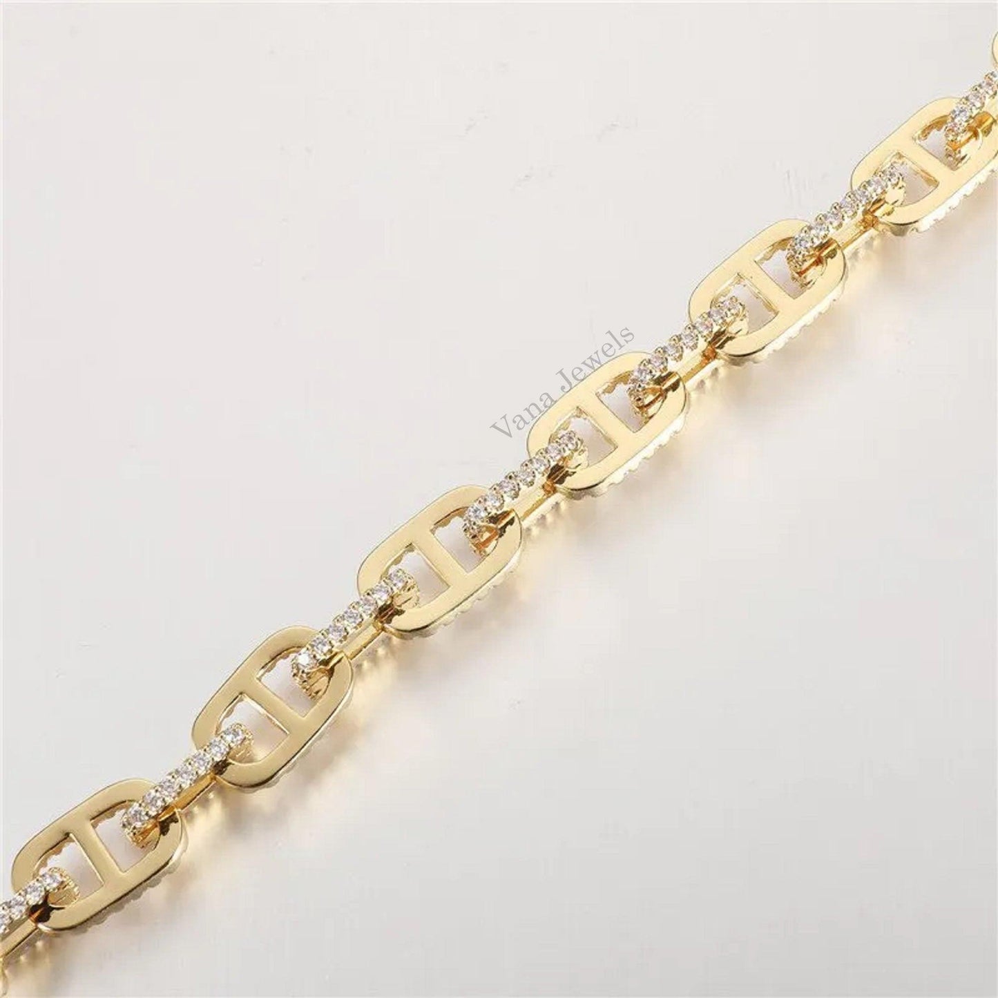 11mm Customized Cuban Link Bracelet - Vana Jewels