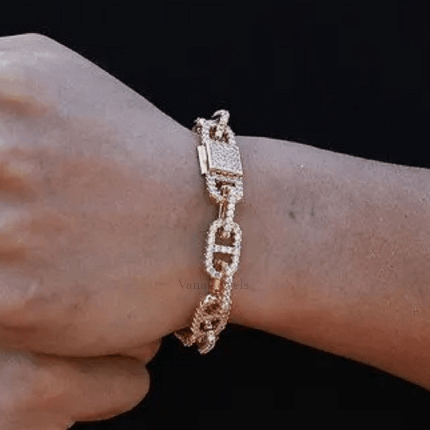 11mm Customized Cuban Link Bracelet - Vana Jewels