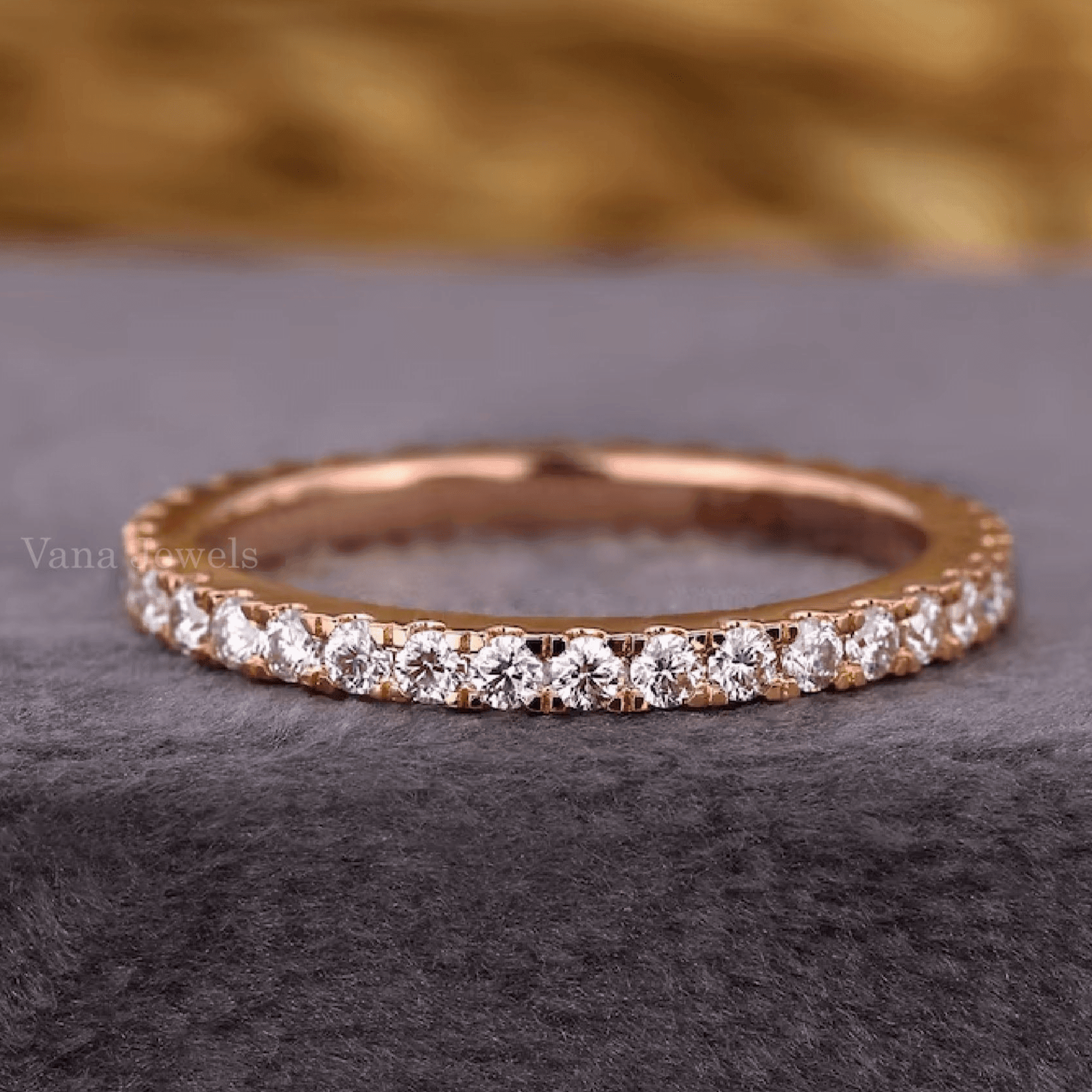 1.70 MM Full Eternity Round Lab Grown Diamond Band - Vana Jewels