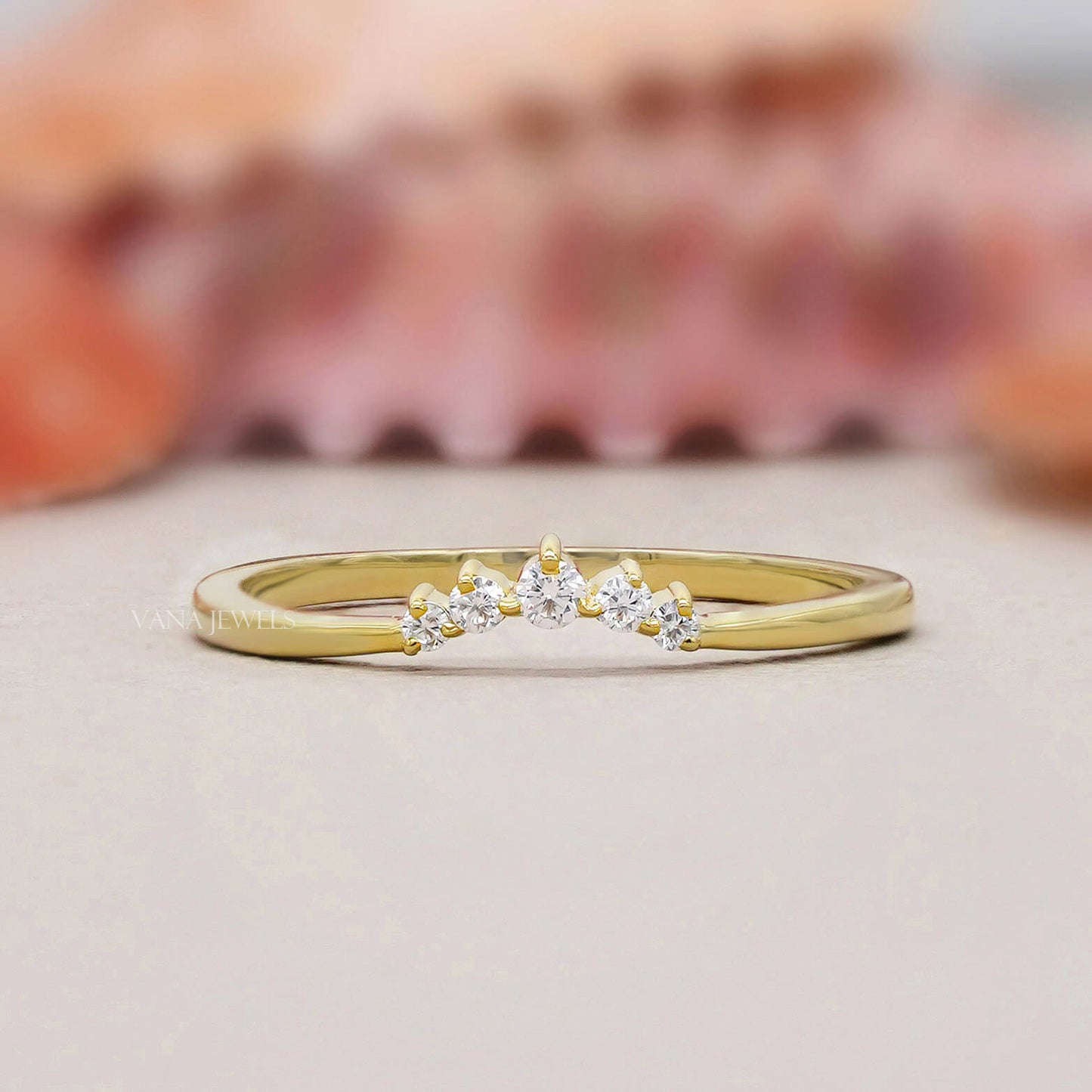 Lab Diamond Wedding Band