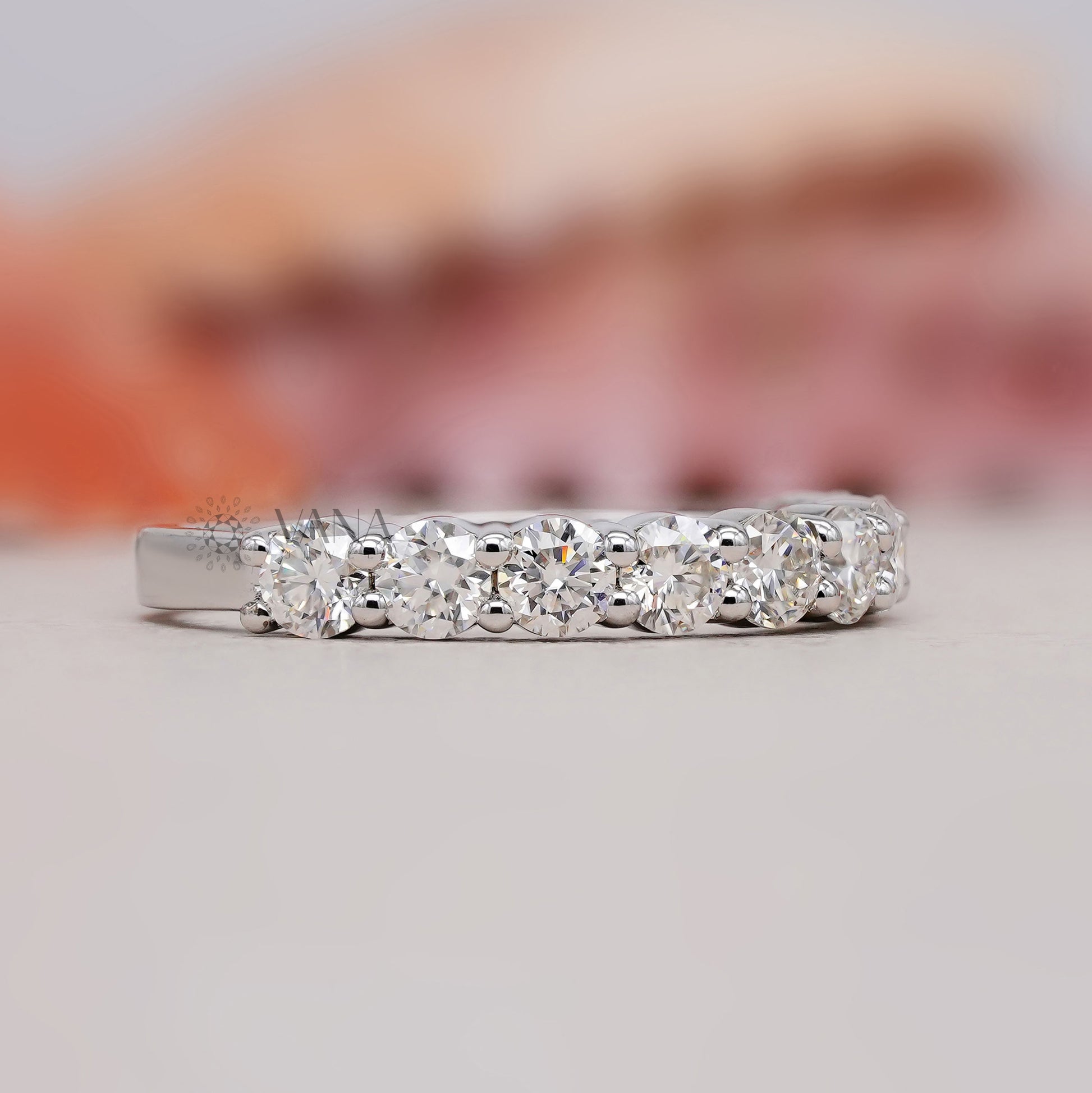 Lab grown diamond wedding band

