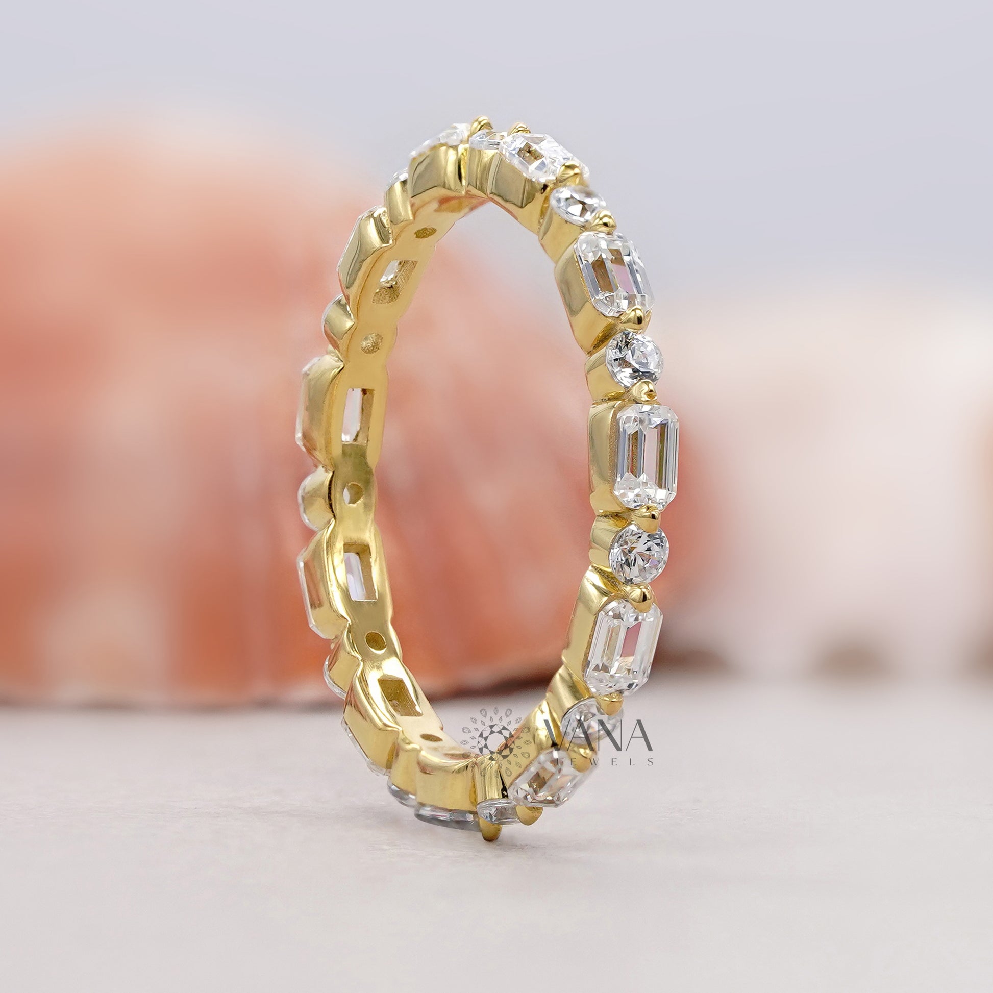 Alternative Diamond Stacking Band
