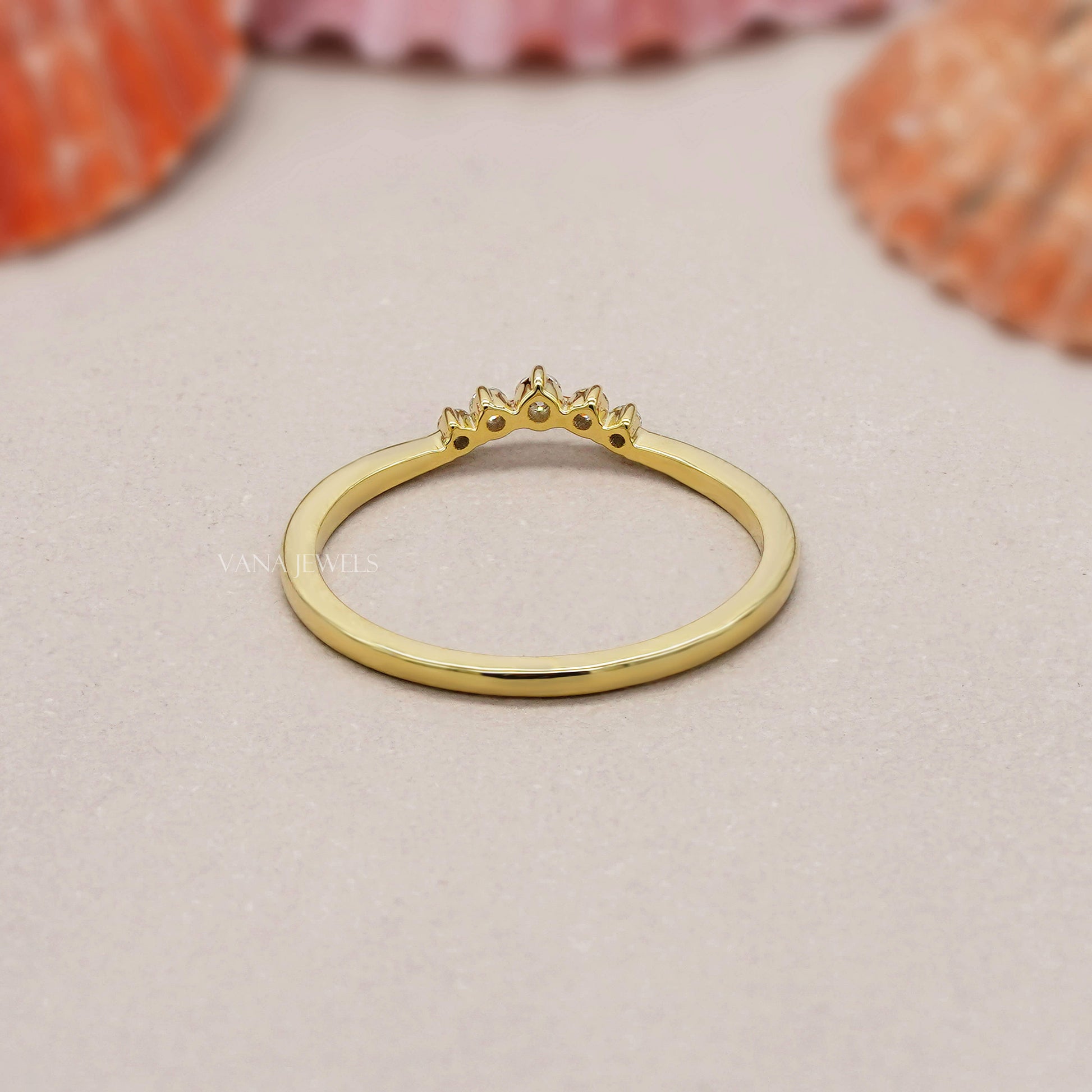 Lab Diamond Stacking Ring