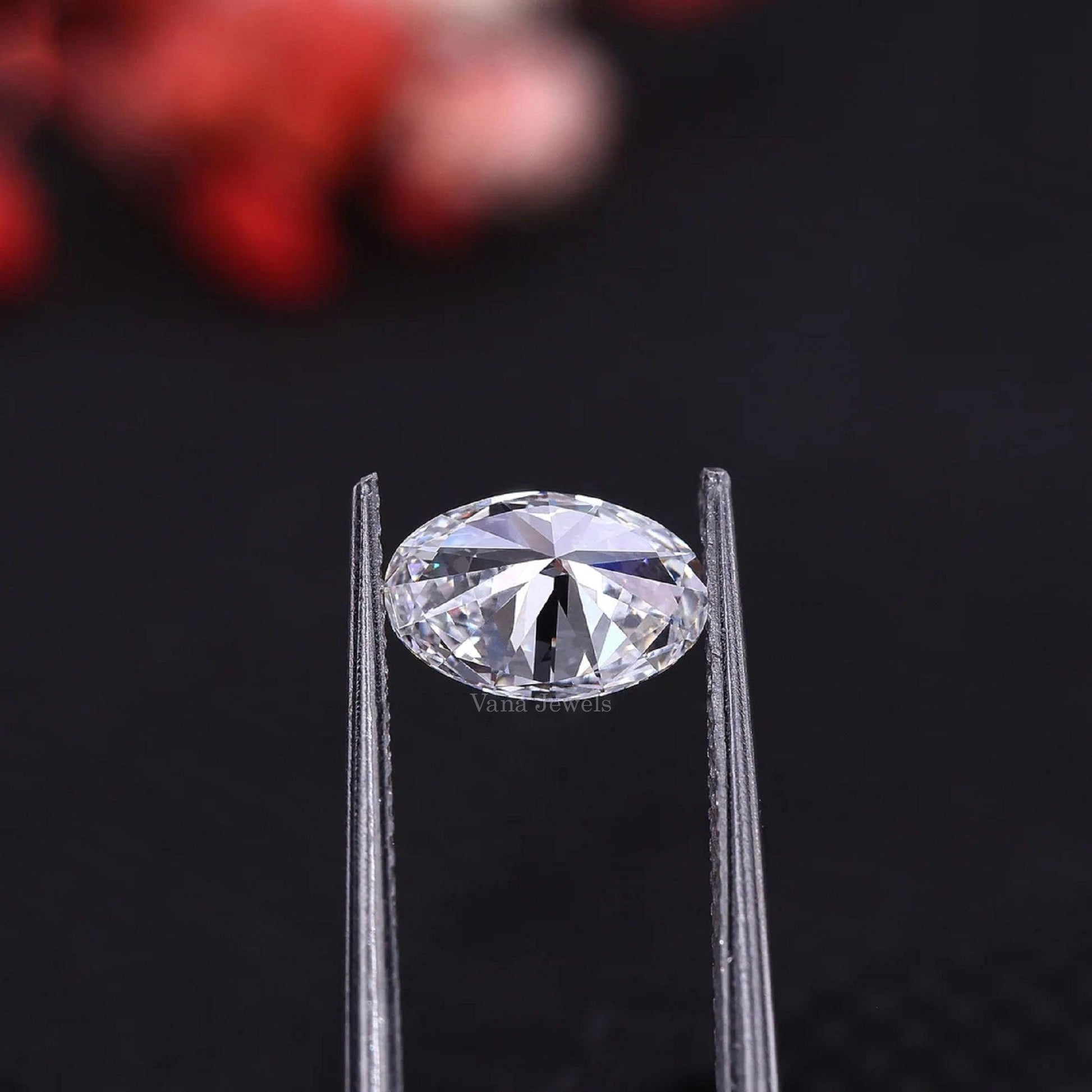 Oval Lab Grown Diamond, Loose Diamond For Ring - Vana Jewels