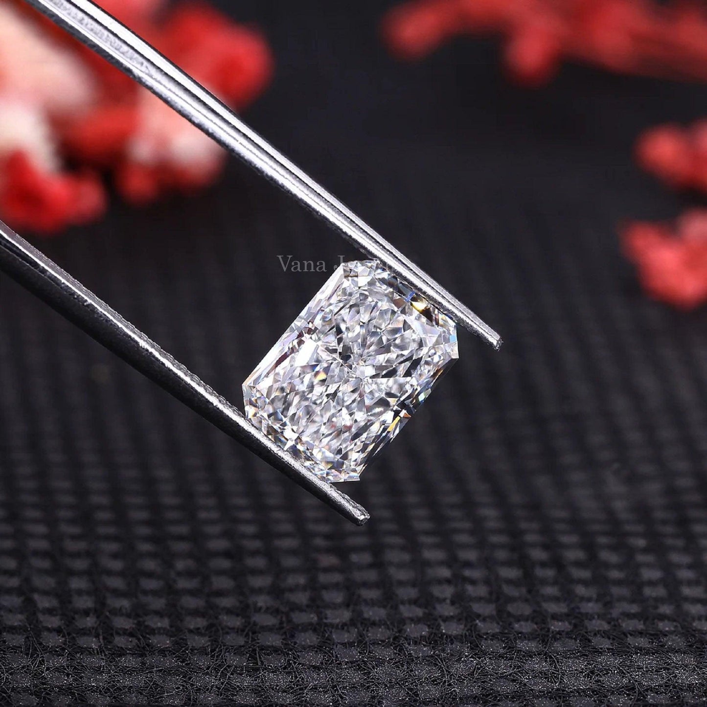 3.00 CT IGI Certified Radiant Cut Lab Grown Diamond for Engagement Ring - Vana Jewels