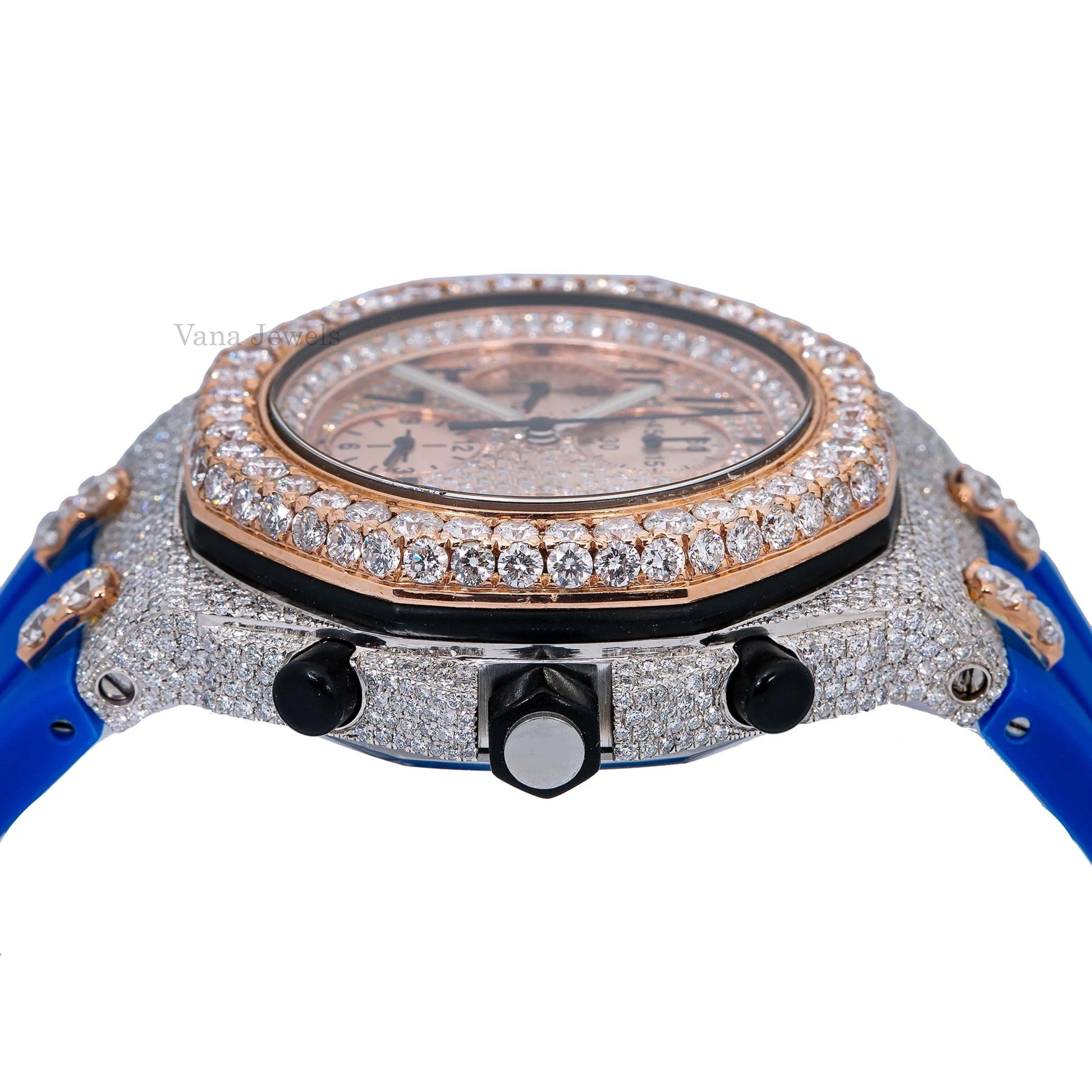 Iced Out Hiphop Wrist luxury Diamond wrist watches for men - Vana Jewels