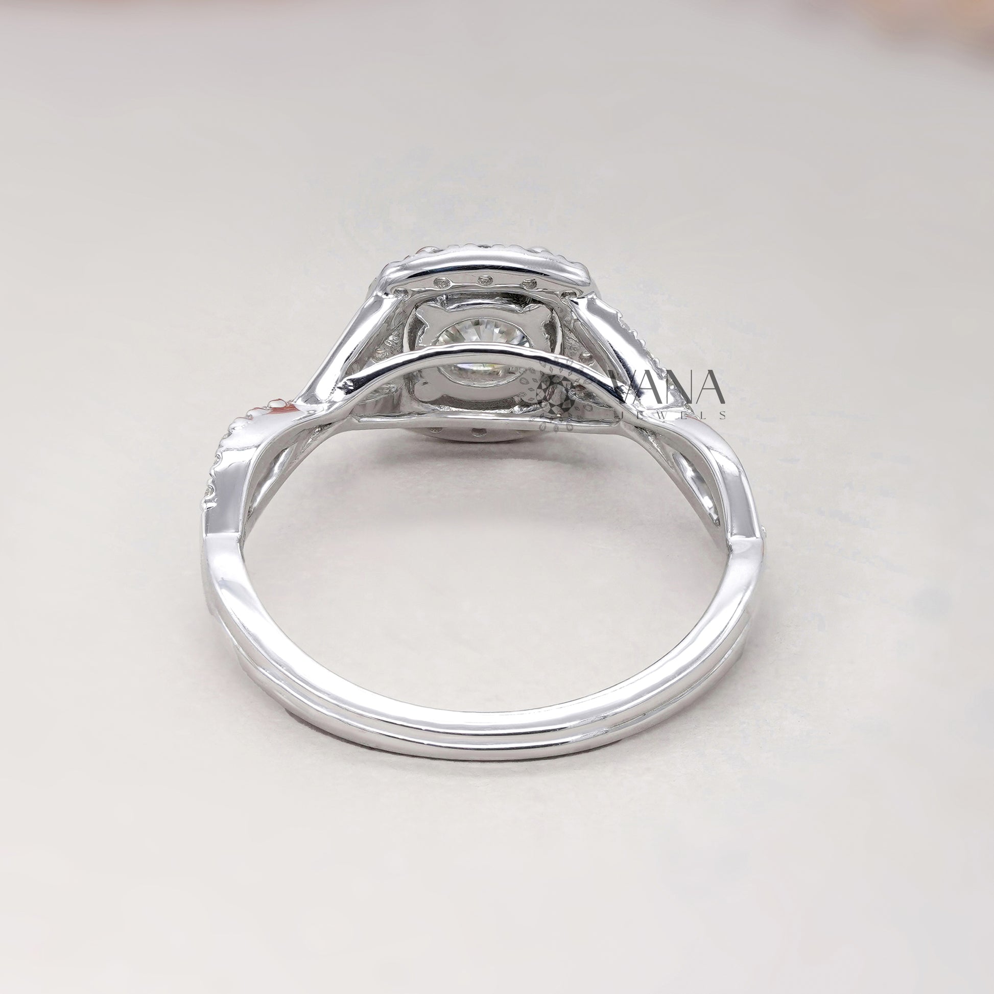 Romantic Diamond Proposal Ring