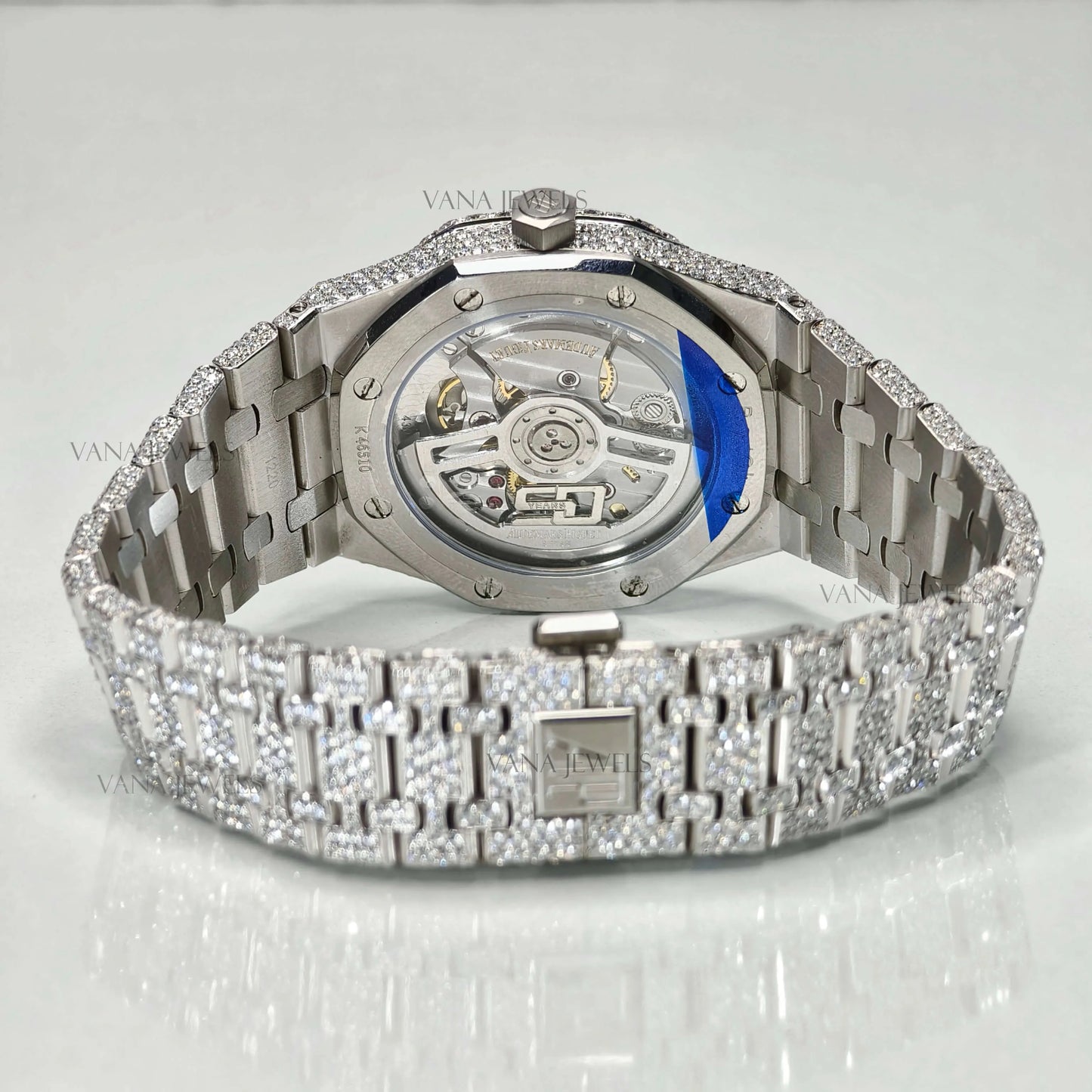 Fully Iced Handcrafted Moissanite Luxury Watch – Ultimate Hip Hop Style