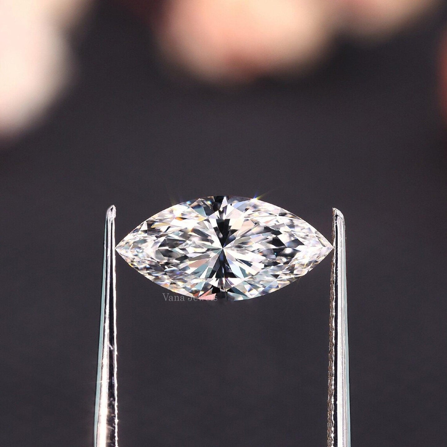 Lab Grown Diamond Marquise Real Lab Made Diamond for Engagement Ring - Vana Jewels