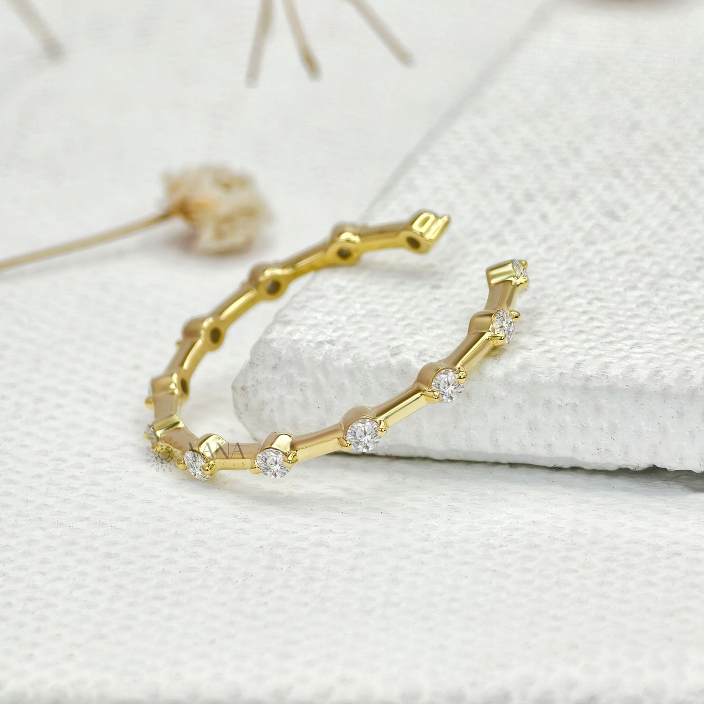 dainty diamond stacking ring
