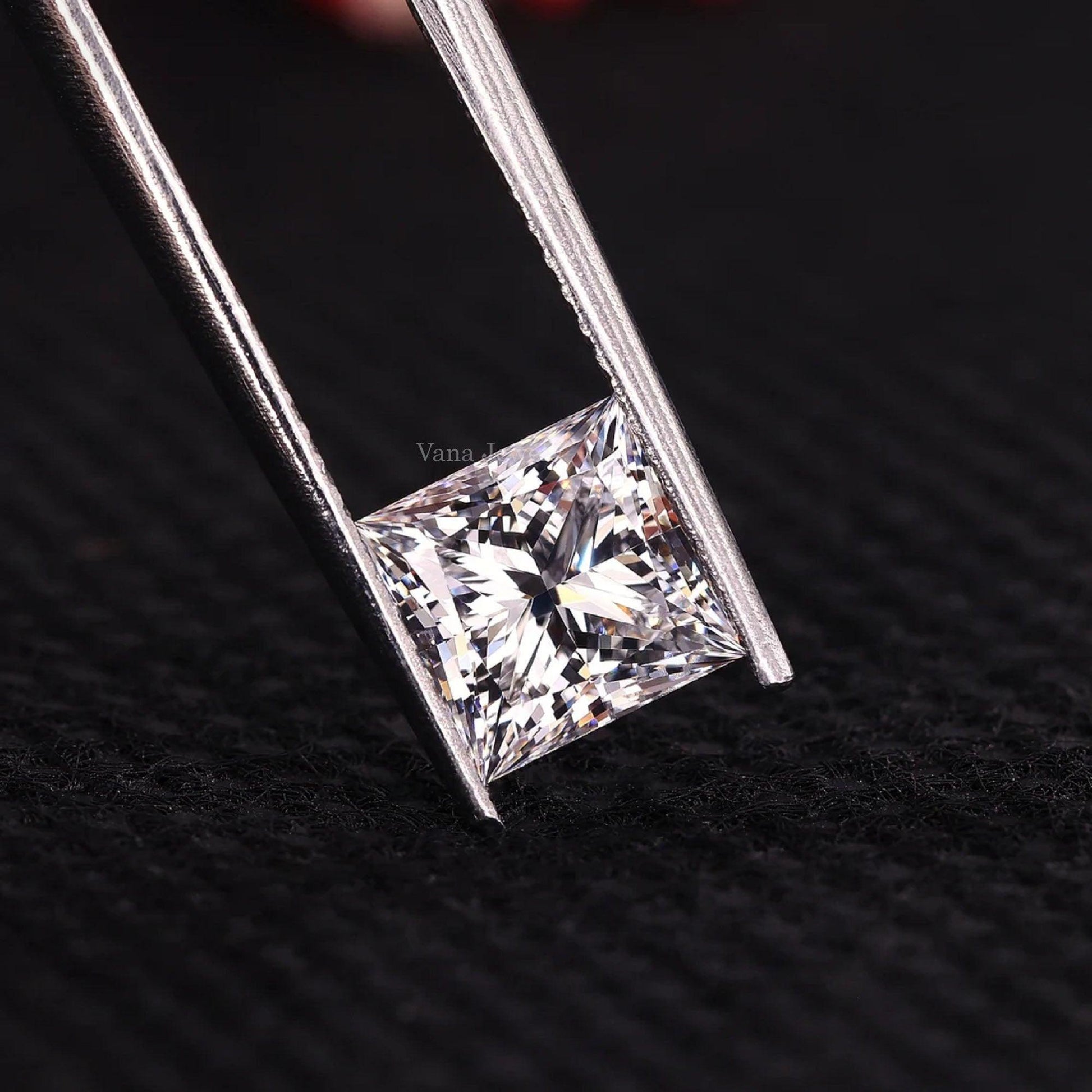 1.50 Carat Princess Cut Lab Grown Diamond | Loose Princess Cut Diamond - Vana Jewels