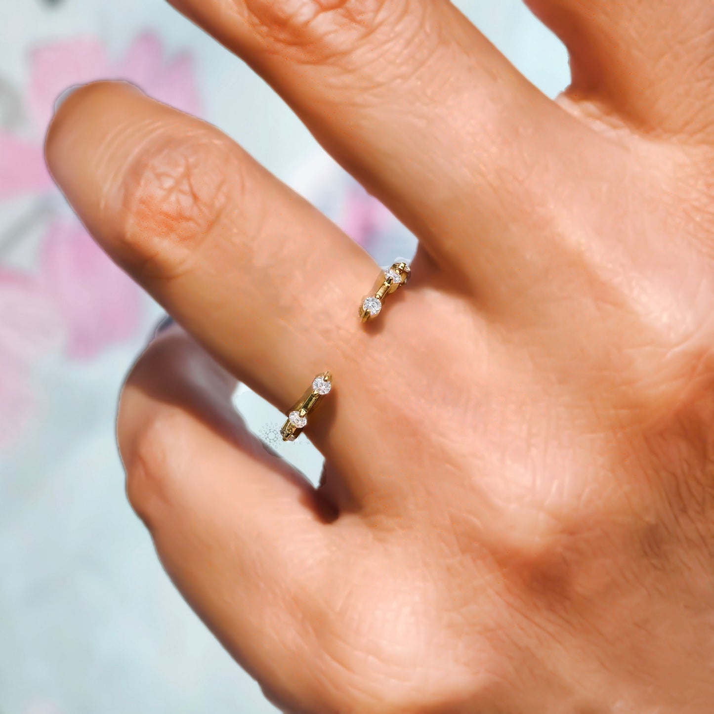 open cuff wedding band
