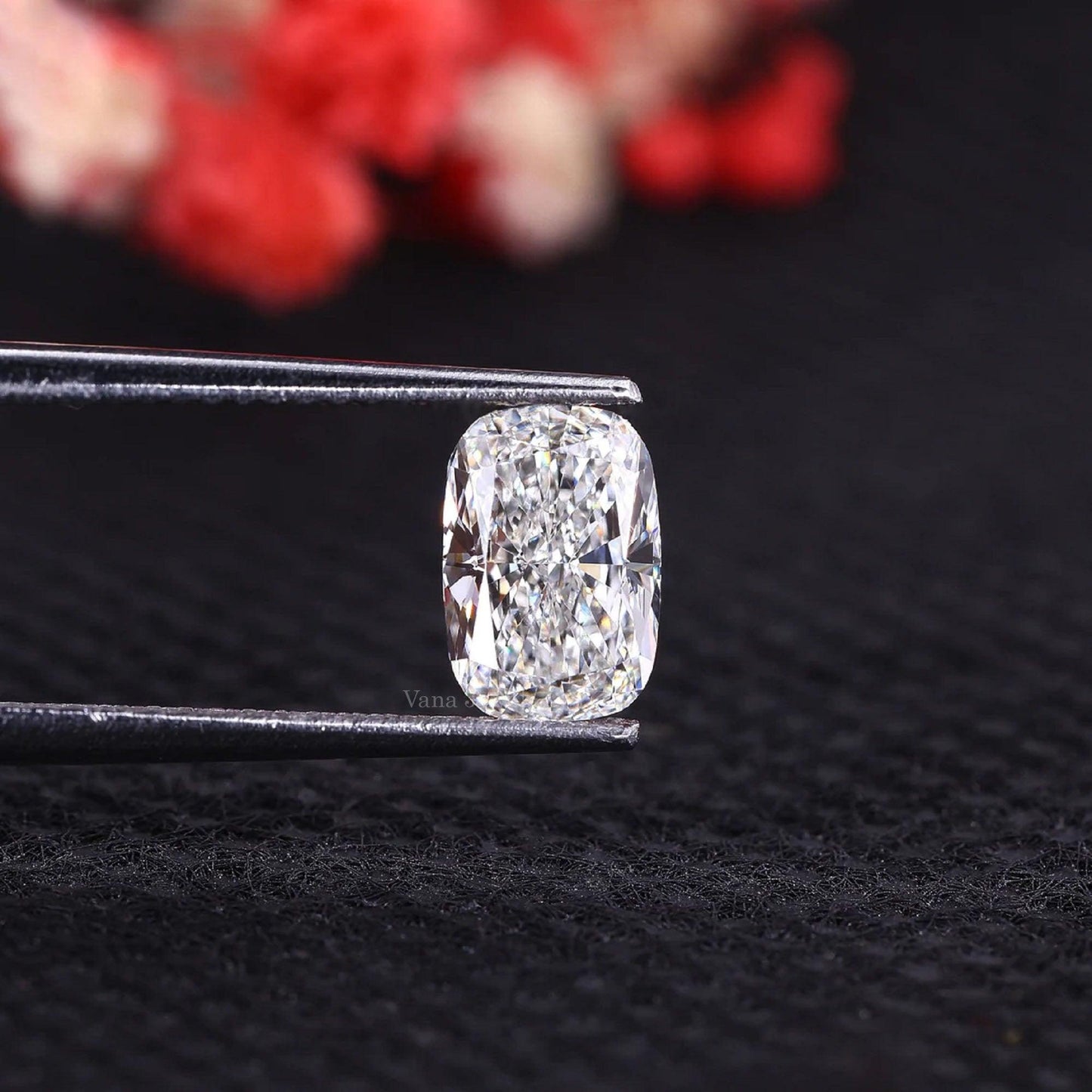 Elongated Cushion Lab Grown Diamond for Anniversary Ring - Vana Jewels