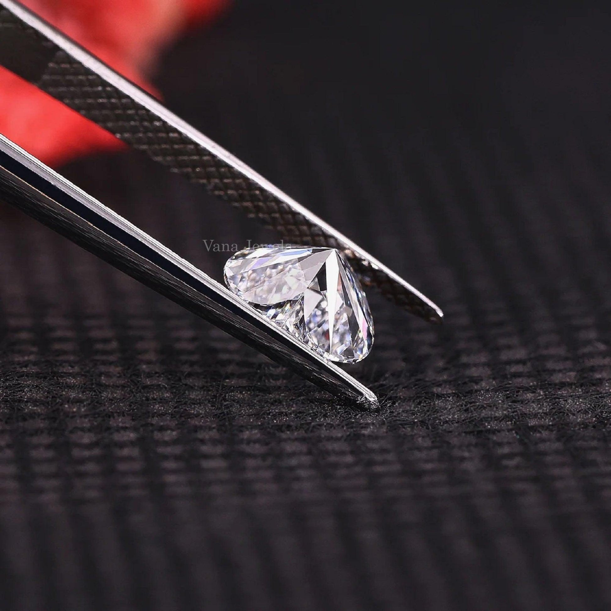 Heart Shape Lab Created Diamond For Proposal Ring - Vana Jewels