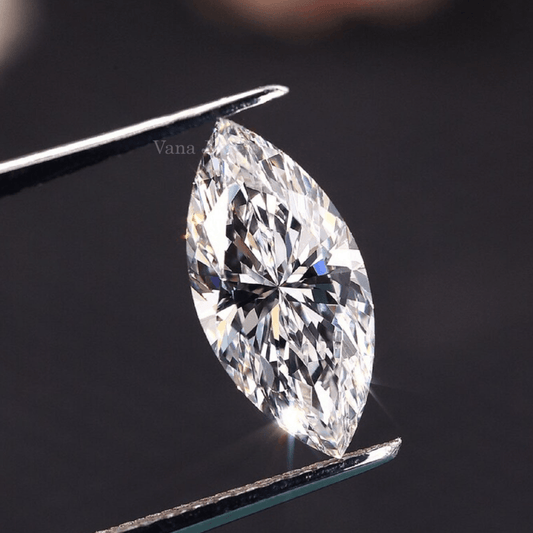 Lab Grown Diamond Marquise Real Lab Made Diamond for Engagement Ring - Vana Jewels