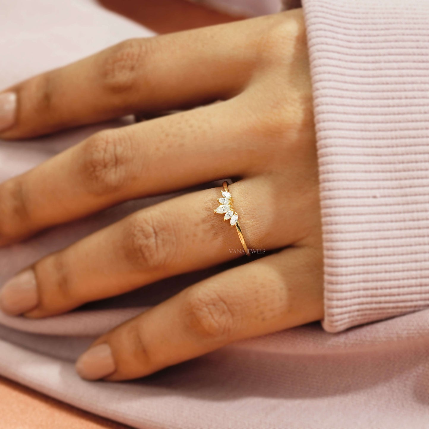 lab diamond matching band