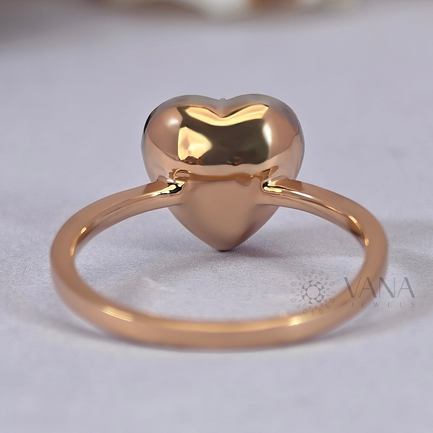 Heart Shape Moissanite Georgian Bezel Set Solitaire Engagement Ring