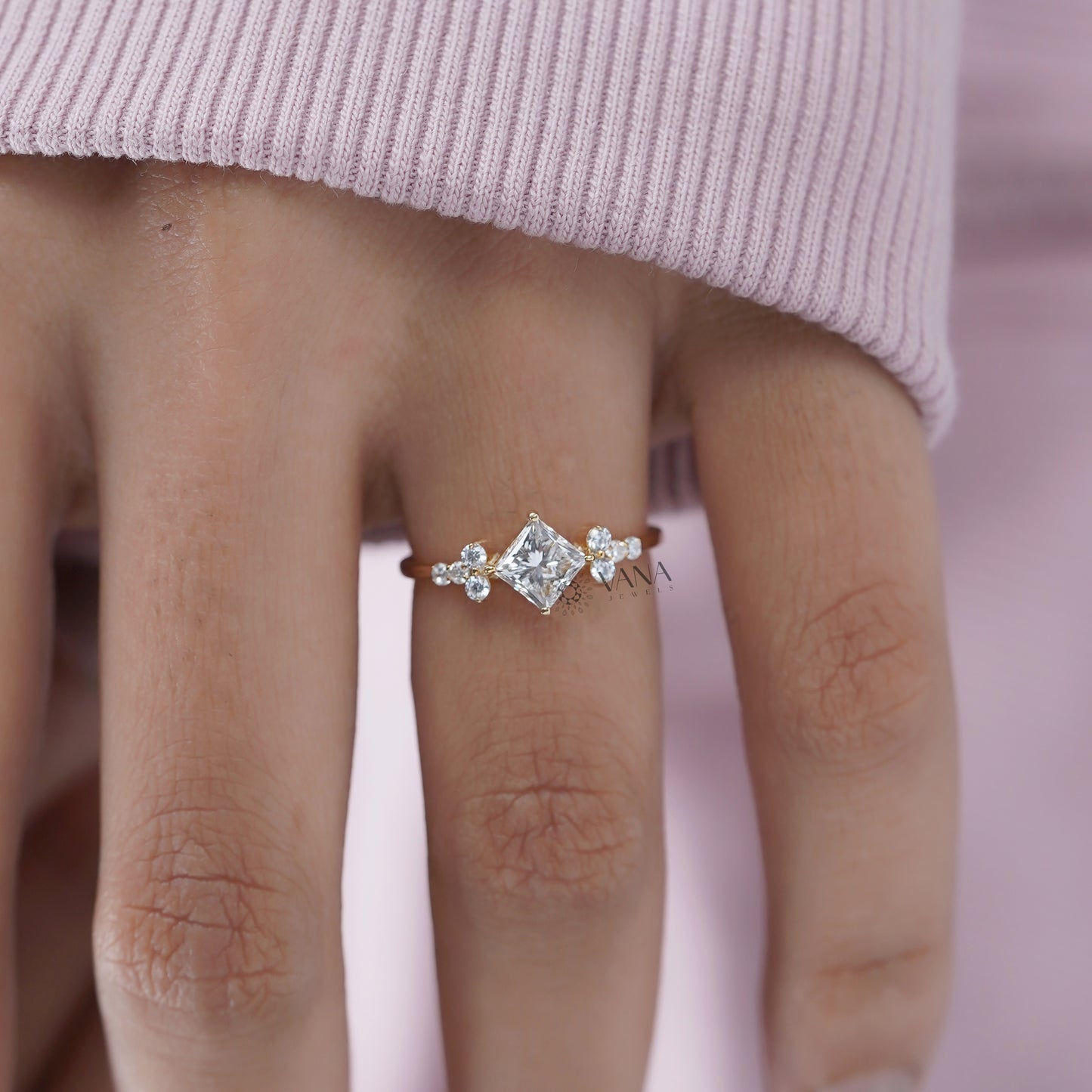 Princess Cut Engagement Ring for Women
