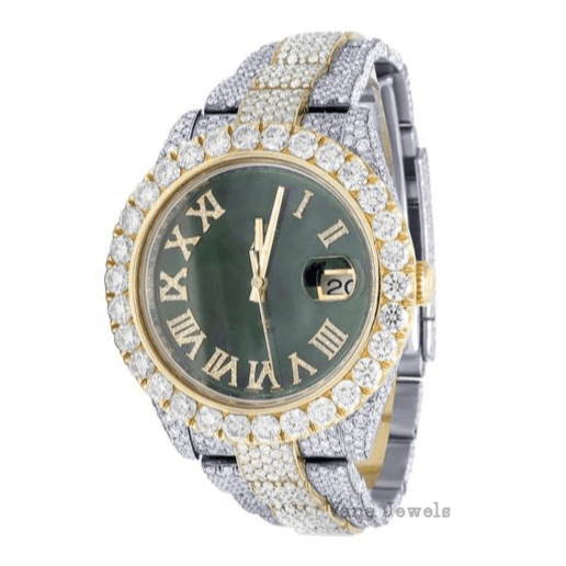 Stainless Steel VVS Moissanite Diamond Watch for Men - Vana Jewels