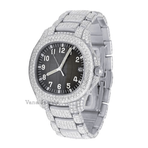 Real VVS Moissanite Diamond Automatic Watch - Vana Jewels