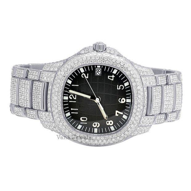 Real VVS Moissanite Diamond Automatic Watch - Vana Jewels