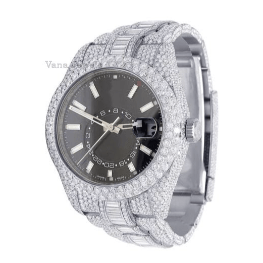 VVS Moissanite Automatic Iced Out Diamond Watch - Vana Jewels